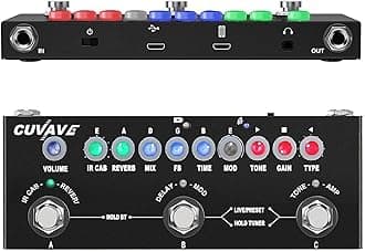 Multi Effect Guitar Pedal Cube Baby Guitar Multi Effect Pedal Delay Chorus Feather Reverb Effect Pedal