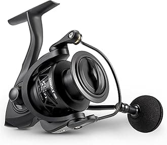 Carbon X Spinning Reels, Light to 5.1oz, Carbon Frame and Rotor, 33LBs Max Drag, 10+1 Shielded BB, 5.2:1/6.2:1 High Speed Gear Ratio, Smooth Powerful Saltwater Freshwater Spinning Reel