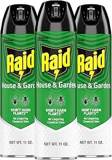 House & Garden Bug Killer Aerosol Kills Bugs on Contact Won’t Harm Plants Indoor and Outdoor Use 11 Ounce (Pack of 3)