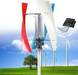 12000W No Noise Vertical Wind Turbine Generator,12V 24V 48V Magnetic Levitation Wind Turbine Residential Wind Turbine Kit with MPPT Controller, for Home Street Lighting,Colorful-12V