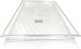 Prime Bakers and Moylders Multipurpose Unbreakable Plastic Serving Tray for Kitchen (Square Corners, 13x9 Inch)
