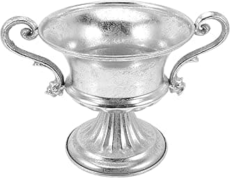 Antique Urn Planter Pedestal Vase Trophy Flower Urn Metal Planter Trophy Flower Vase Decorative Wedding Centerpieces