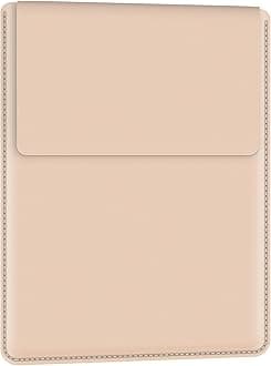 BVYA 12-13.3" Laptop Sleeve, PU Leather Laptop Case Compatible with MacBook Air 13 2018-2022 (M2 A2681 M1 A2337), Compatible with MacBook Pro 13 2016-2022 (M2 A2686 M1 A2338 A2251 A2289 A2159)