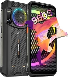 Armor 21 Rugged Phone, Infinite Halo 122dB Speaker, MTk Helio G99 16GB+256GB, 64MP+24MP Night Vision Camera, 6.58" FHD+ 120Hz Screen, 9600mAh, Android 15, IR Blaster/NFC/Dock Charging