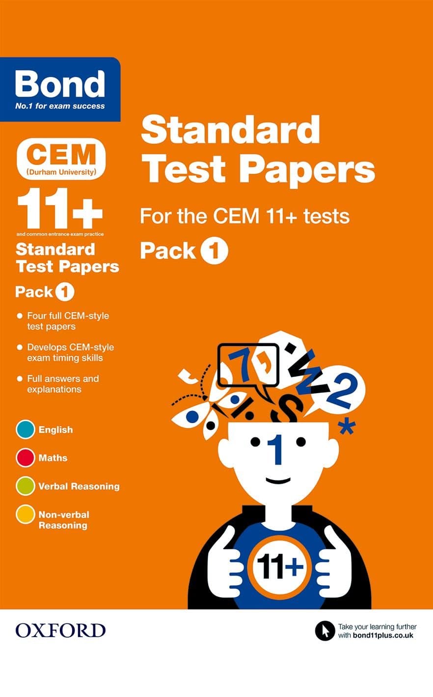 Bond 11+: CEM Standard Test Papers: Pack 1