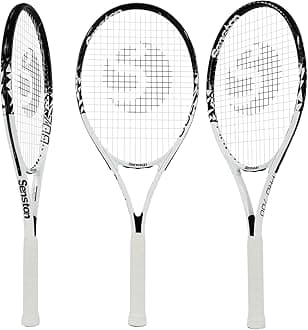 Senston 27 inch Tennis Racket Professional Tennis Racquet,Good Control Grip,Strung with Cover,Tennis Overgrip, Vibration Damper