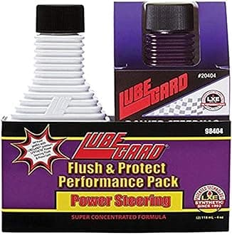 Lubegard 98404 Power Steering Flush and Protect Performance Pack, (2) 4 Ounce Bottles