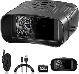 Cool Tech Gadgets, Night Vision Goggles for Adults Binoculars & Camera - Infrared Goggles for Hunter - Digital Electronics Gift - Hunting Gifts for Men/Dad/Husband - Perfect for Camping/Boating