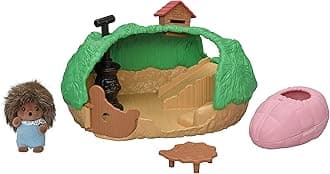 Calico CrittersBaby Hedgehog Hideout Playset; Collectible Dollhouse Toy with Figure & Environment Included