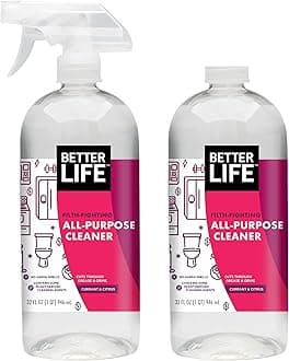 All Purpose Cleaner - Multipurpose Home and Kitchen Cleaning Spray for Glass, Countertops, Appliances, Upholstery- Multi-surface Spray Cleaner - Currant and Citrus, 32oz (Pack of 2)