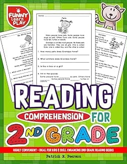 Reading Comprehension Grade 2: Highly Convenient - Ideal for Kids & Skill Enhancing 2nd Grade Reading Books (Reading Comprehension Grade 1, 2, 3 Series)