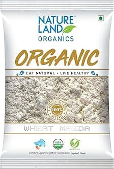 NATURELAND ORGANICS Barley Flour/Jau Flour 500 Gm - Healthy Organic Flour + Natureland Organic Barley Flour/Jau Flour 500 Gm (Pack of 5) - Healthy Organic Flour