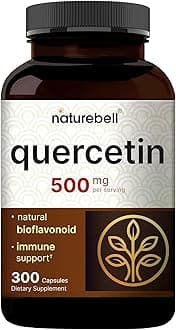 Quercetin 500mg - 240 Capsules - Ultra Strength Supplement for Healthy Immune Support* - Quercetin Dihydrate from Sophora Japonica - Bioavailable Form
