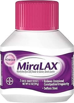 MiraLAX Laxatives, 4.1 Ounce (7 Day)