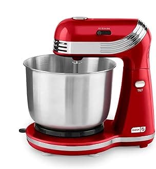 Dash Everyday Stand Mixer, Red