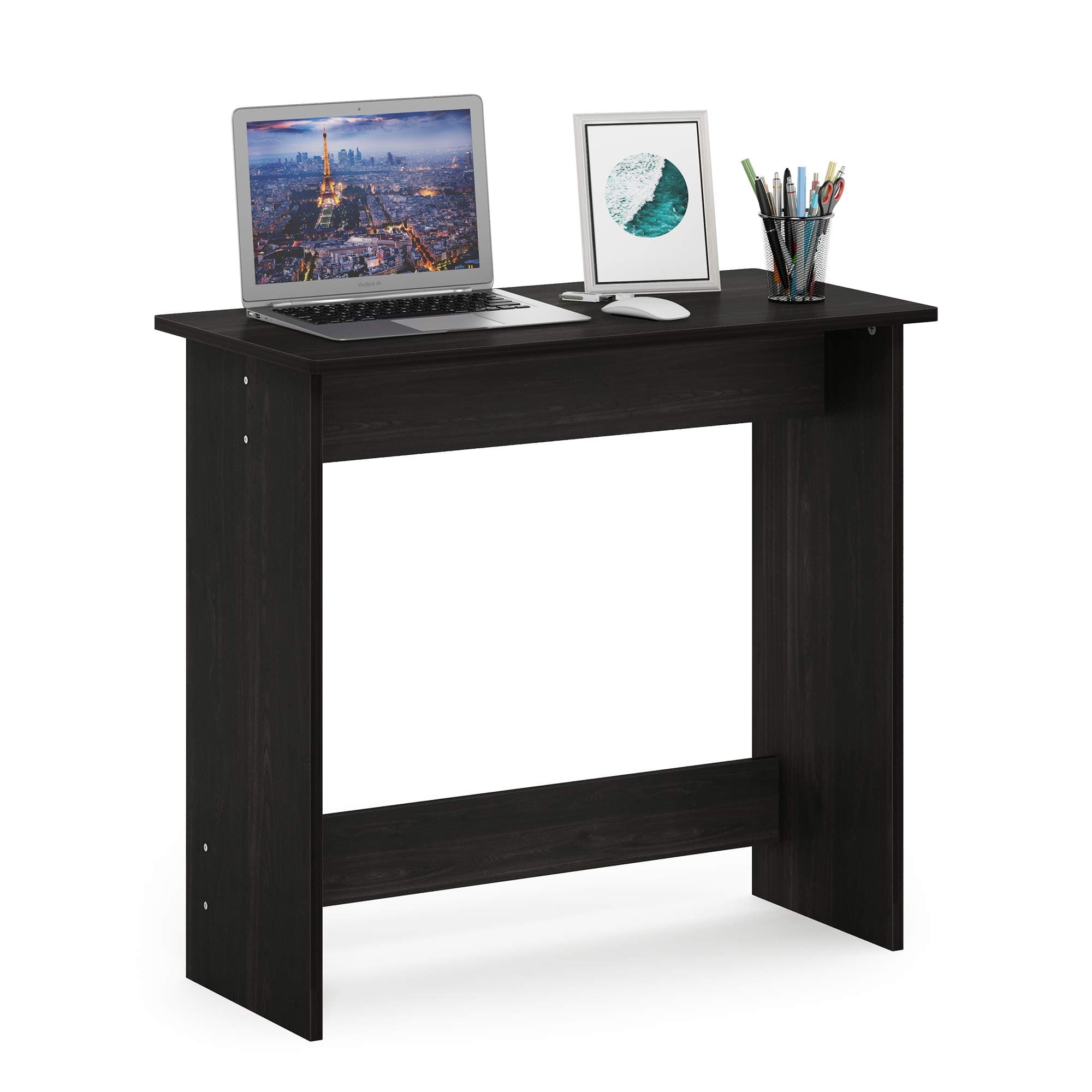 Furinno Simplistic Computer Desk, Study Desk, Writing Desk, Espresso