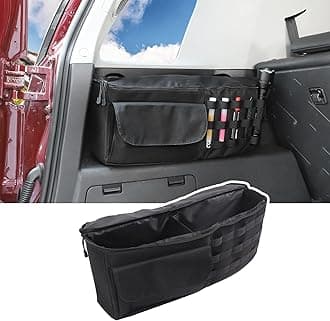 Car Trunk Organizer Compatible with Toyota FJ Cruiser 2007-2021, Rear Left Storage Organizer Multi-Compartment Oxford Cloth Car Storage Bag Space Saving (Style B-1PCS)