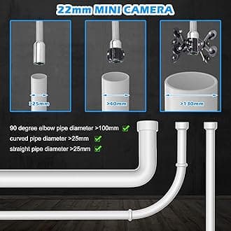 Drain Camera 30M with Locator, Sewer Pipe Inspection Camera with Meter Counter Industrial Drainage Endoscope HD with 9" Screen, 16GB TF Card, Duct Cam Waterproof Video Inspection Borescope Sewer Cam