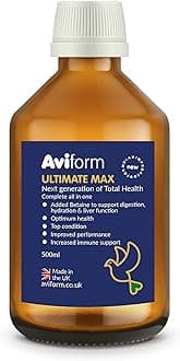 Aviform Ultimate Max Racing Pigeon Vitamins, Complete Bird Health Tonic Supplement - 500ml, 1000 Doses, Unique Racing Pigeon Supplies and Pigeon Multivitamins