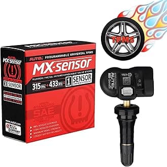 Autel MaxiTPMS 315Mhz/433Mhz 2In1 Universal Programmable OEM TPMS fit Tire Pressure Monitoring MX-Sensor Press-in Rubber Valve 1PC for TS401/TS408/TS501/TS508/TS608/MK808TS/MS906TS/ITS600