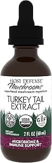 Turkey Tail Extract - Digestive Health & Immune Response Support Supplement - Mushroom Supplement for Gastrointestinal & Gut Microbiome Support - 2 fl oz (60 Servings)*