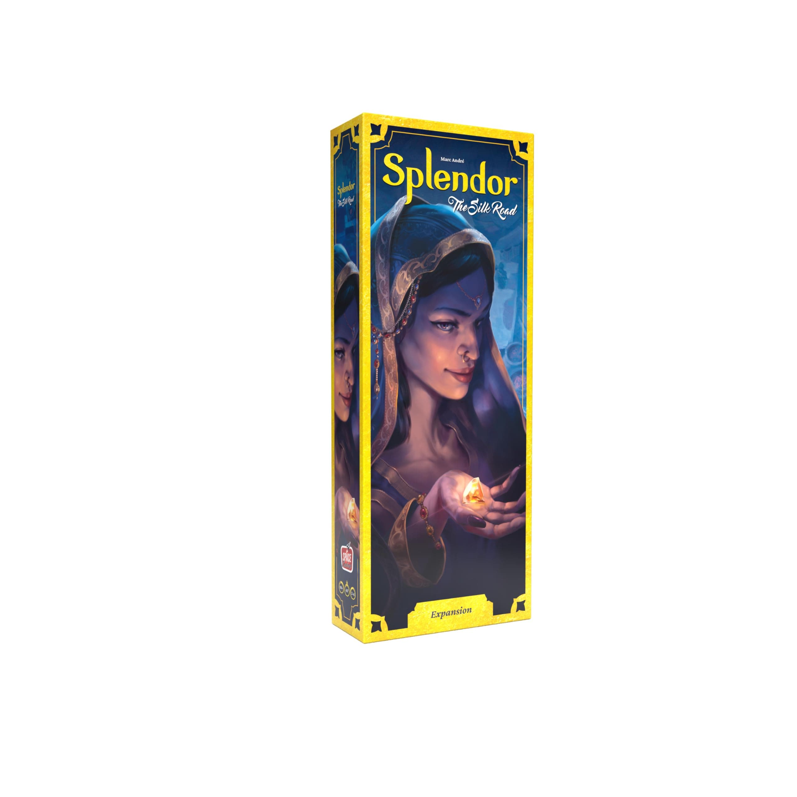 Splendor The Silk Road Expansion - Explore Trading Posts & Compete for City Tiles! Strategy Game for Kids & Adults, Ages 10+, 2-4 Players, 45 Minute Playtime, Made by Space Cowboys