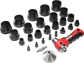 Pro 66080 1/8-Inch to 2-Inch Imperial SAE Hollow Punch Set