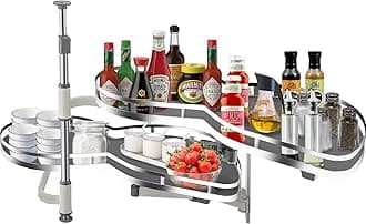 VEVORcloud pullout Swing Right Blind Corner Pull Out for 36 inch Cabinet, Carbon Steel + Plastic, Silver