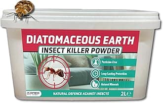 ENTOEND Diatomaceous Earth Insect Killer Powder 1KG - Natural & Feed Grade Indoor Pest Control - Ant Killer, Bed Bug Killer, Carpet Beetle Killer, Cockroach Killer, Flea Killer, Silverfish Killer