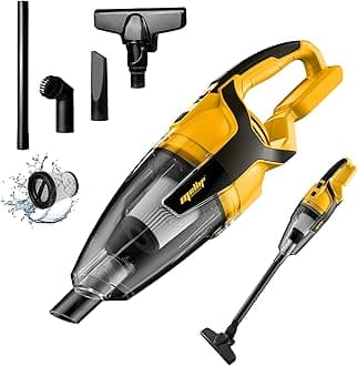120W Cordless Handheld Vacuum Cleaner for DeWALT 20V 60V Max Battery (Battery NOT Included) Portable for Hard Floor Carpet Car Pet Hair Cleaning