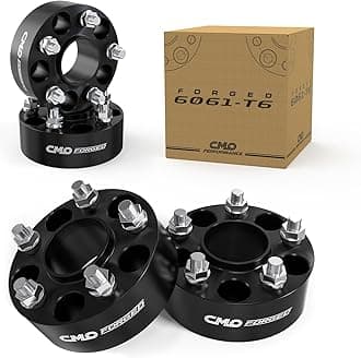 Customadeonly 5x108 Wheel Spacers 2" (50mm) Forged Black Hubcentric Compatible with Ford Fusion, Jaguar F-Type XF XJ XK XE S-Type X-Type, Lincoln LS MKZ MKC Continental (4pcs, 63.4mm, M12x1.5)