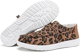 Womens Loafers Women Shoes Casual Slip-On Canvas Shoes Breathable Lightweight Boat Shoes for Women