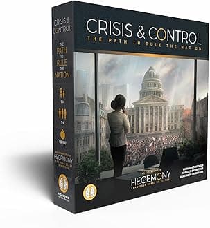 Hegemony: Crisis & Control Expansion - Add New Automas & Modules, Solo Play, Unique Asymmetric Card Driven Game Board Game, Ages 14+, 1-4 Players