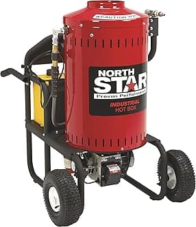 NorthStar Electric Wet Steam Cleaner and Hot Water Commercial Pressure Power Washer Add-on Unit - 4000 PSI, 4 GPM, 115 Volts
