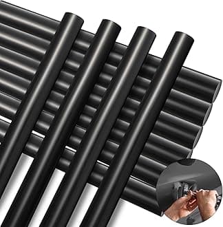 10 Pcs Paintless Dent Repair Glue Sticks PDR Glue Hot Sticks Paintless Dent Repair Tool for Car Restoration Remover Tool Set (Black)