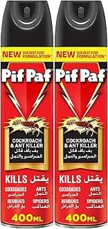 Pif Paf Cockroach & Ant Killer Spray 400 ml x2