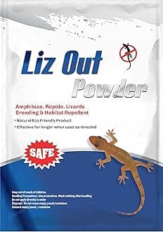 - Liz Out Powder Non Toxic No Chemical Lizard, Reptile, Amphibian Repellent Powder for Outdoor, Indoor, Home & Garden use - 1 Kg