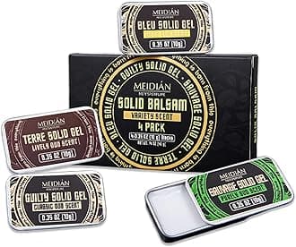 Solid Perfume,Men's Perfume,4-Piece Men's Solid Cologne,Unique Fragrance, Lasting Fragrance, Easy To Carry And Travel,Suitable For Birthday And Important Holiday Gifts