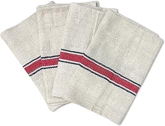 Cotton Floor Cleaning 400 TC Duster/Cloth/Mop/Pocha (Off White, Large Size, 22 Inch X 22 Inch) - Pack Of 3