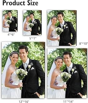 JOXOFO Custom Photo Tiles Personalized Peel and Stick Picture Frames Mix Tiles for Collage Wall Decor Storyboards Photo Prints Gift for Family and Friends 9pcs