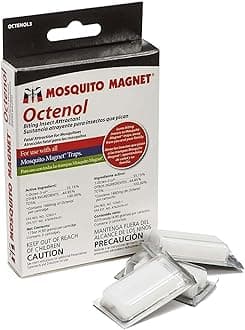 Octenol Biting Insect Attractant - Attract Mosquitoes to Trap and Increase Insect Catch Rates - OCTENOL3 - 63 Total Days of Protection - 3 Lures