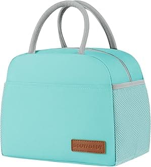 Lunch Bag Women/Men Lunch Box Women/Men (Cyan)