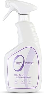- Litter Odor Eliminator - Permanently Eliminate Litter Odors with Best Patented Molecular Technology - Pet Safe & Works on all types of litter, 16oz (Over 400 Sprays)