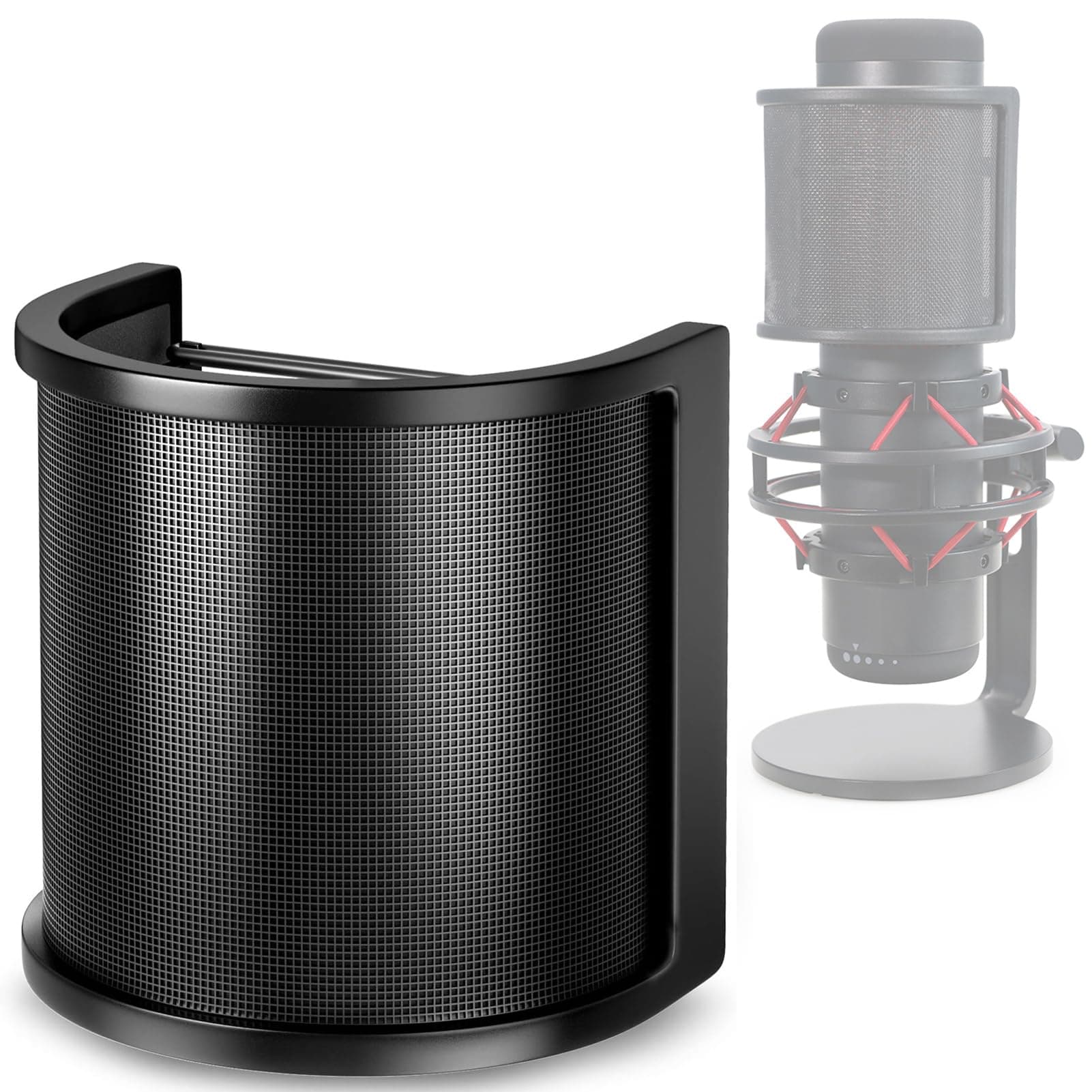 U Type Pop Filter for HyperX Quadcast Microphone