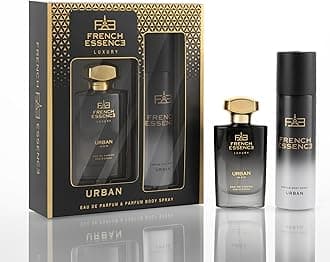 FRENCH ESSENCE Luxury Gift Set For Men - Perfume 60Ml & Deodorant 120Ml | Perfume and Deo Combo|Premium Gift for Husband & Boy Friend (Urban)