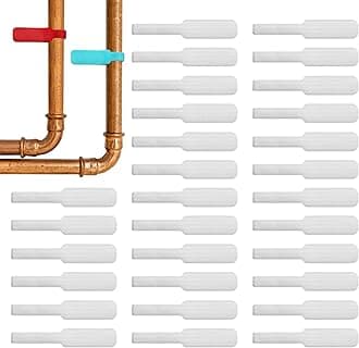 Wrap-It Storage Cable Labels, Large, White (30-Pack) Write On Cord Tags for Cable Management and Organizer for Electronics, Computers and More