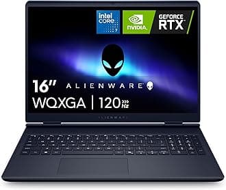 16 Aurora Laptop AC16250-16-inch 16:10 WQXGA Display, Intel Core 7-240H Series 2, 16GB DDR5 RAM, 1TB SSD, NVIDIA GeForce RTX 5060 8GB GDDR7, Windows 11 Home, Onsite Service - Blue