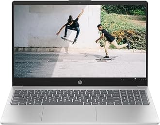 HP Laptop 15-fd0137ne, 15.6" Full HD Display, Intel Core i5-1235U, 16GB RAM, 512GB SSD, Intel Iris Xe Graphics, Windows 11 Home, Natural silver [B21RJEA] (US Version)