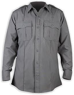 100% Polyester Long Sleeve Zippered Uniform Shirt