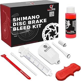 BleedZone Brake Bleed Kit with 60ml Mineral Oil- Compatible with Shimano Disc Brakes